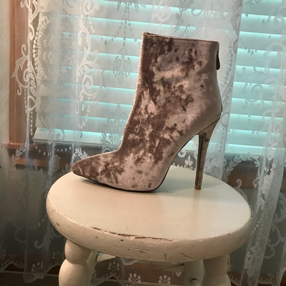 Velvet Booties